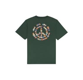 IN BLOOM TEE DARK GREEN