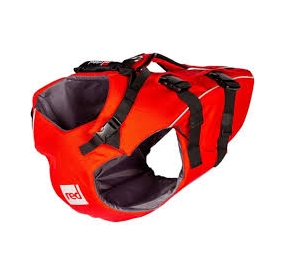 DOG PFD RED LARGE